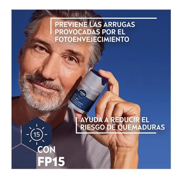 NIVEA Antiedad|Hidratantes Faciales<Men Active Age Hyaluron