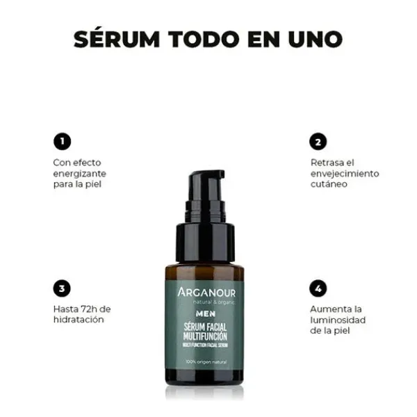 ARGANOUR Hidratantes Faciales|Cosmética Marroquí<Men Sérum Facial Multifunción