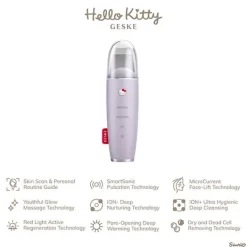 GESKE Exfoliantes<MicroCurrent Skin Scrubber & Blackhead Remover 9 in 1 Hello Kitty