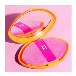 New Miracle 2-In-1 Powder Puff & Travel Case Esponjas De Maquillaje