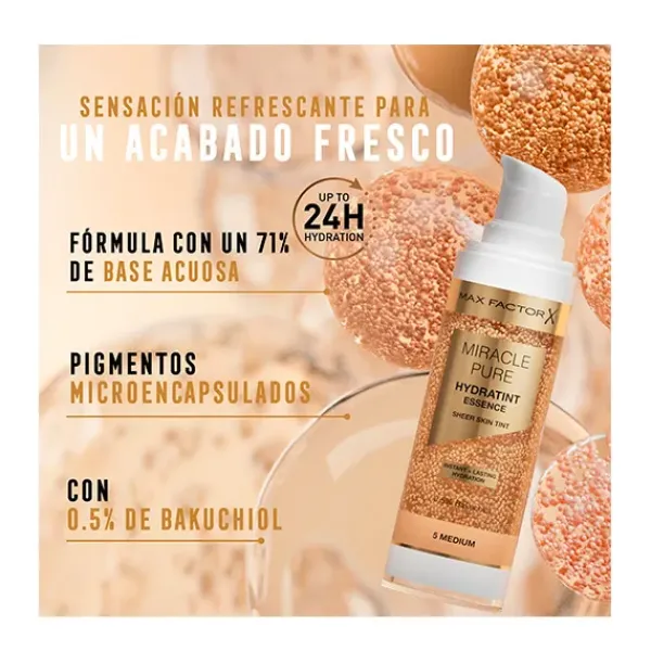 MAX FACTOR Bases De Maquillaje<Miracle Pure Hydratint