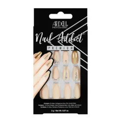 Online Nail Addict Nude Jeweled Pestañas Postizas