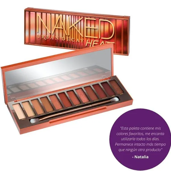 URBAN DECAY Sombras De Ojos|Profesional<Naked Heat Palette