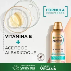 DELIAL Brumas Corporales<Natural Bronzer Bruma Autobronceadora Medio