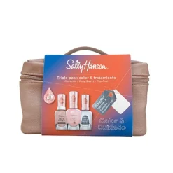 SALLY HANSEN Neceseres<Neceser Rosa 3 Tratamiento