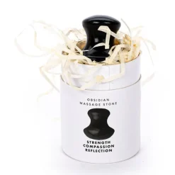 GEMSTONE Rodillos Y Masajeadores Faciales<Obsidian Massage Stone