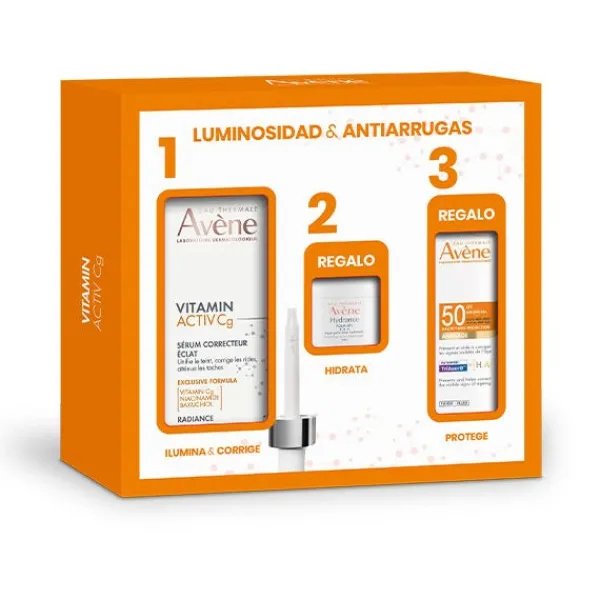 AVENE Hidratantes Faciales|Antiedad<Pack Luminosidad & Antiarrugas