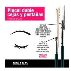 Pincel Doble Cejas + Pestañas Cejas