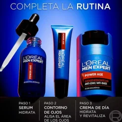 L'OREAL MEN EXPERT Antiedad|Hidratantes Faciales<Power Age Night Gel