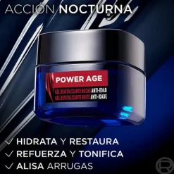 L'OREAL MEN EXPERT Antiedad|Hidratantes Faciales<Power Age Night Gel