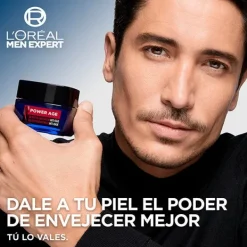 L'OREAL MEN EXPERT Antiedad|Hidratantes Faciales<Power Age Night Gel