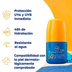 NIVEA Hidratantes Faciales|Spf 50 - 100<Protege & Juega Roll-on Hidratante Spf 50