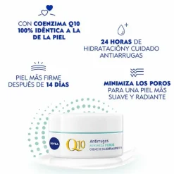 NIVEA Antiedad|Hidratantes Faciales<Q10 Plus Anti-Arrugas