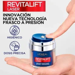 L'OREAL PARIS Antiedad|Hidratantes Faciales<Revitalift Laser Pressed-Cream Noche