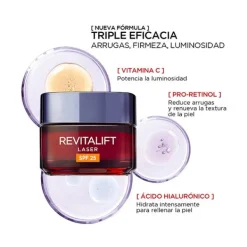 L'OREAL PARIS Antiedad|Cremas Antimanchas<Revitalift Laser Spf 20