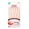 KISS Uñas Postizas|Hidratantes Faciales<Salon Acrylic French Nude