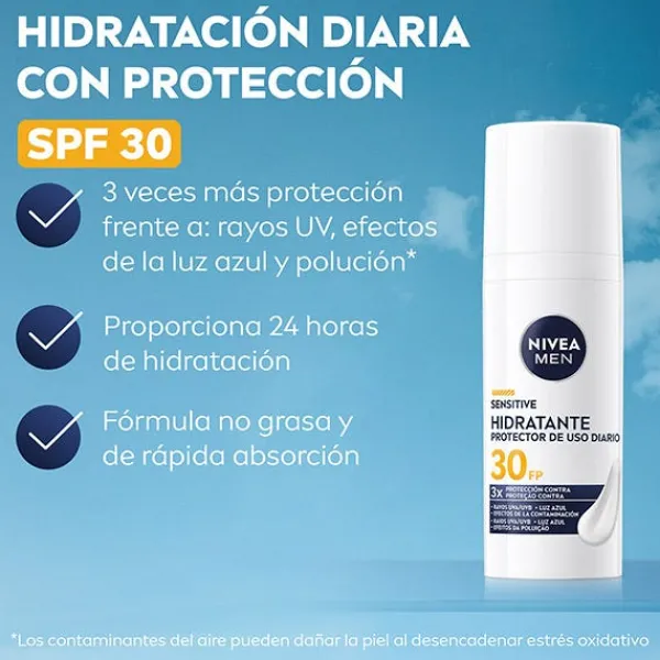 NIVEA Hidratantes Faciales|Cosmética Corporal<Sensitive SPF 30