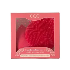 1699 Cepillos Limpieza Facial|Hidratantes Faciales<Set Cepillo Limp + Esponja Maquillaje Granate