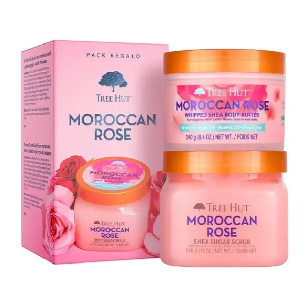 Hot Set Cuidado Corporal Rosa De Marruecos Corporal