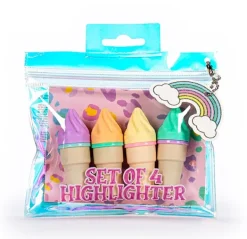 New Set Of 4 Highlighter Escritura