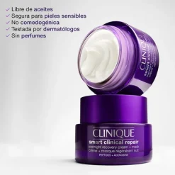 CLINIQUE Hidratantes Faciales<Smart Clinical Repair Overnight Recovery Cream + Mask