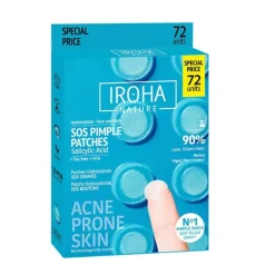 IROHA NATURE Hidratantes Faciales|Ácido Salicílico<Sos Pimple Patches