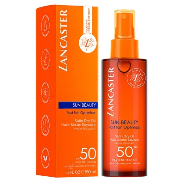 LANCASTER Hidratantes Faciales|Corporales<Sun Beauty Satin Dry Oil SPF 50