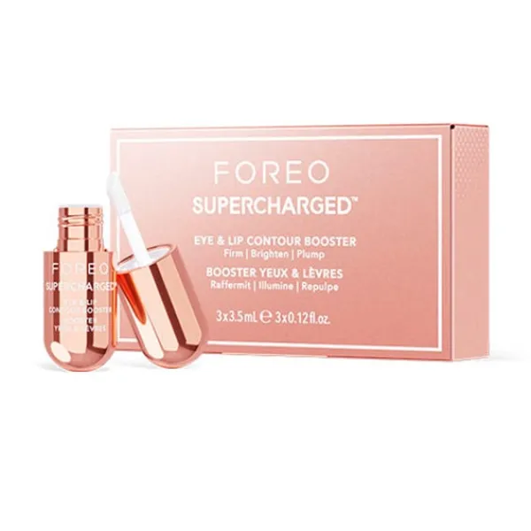 FOREO Contorno Ojos|Cruelty Free<Supercharged Eye & Lip Contour Booster Conductive Serum