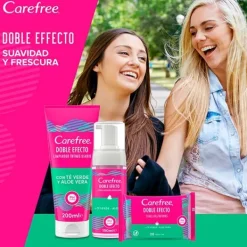 CAREFREE Hidratantes Faciales|Toallitas Íntimas<Toallitas Duo Effect