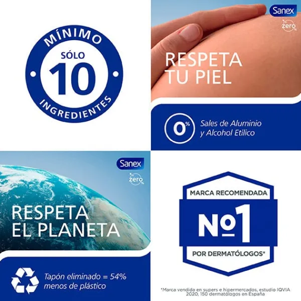 SANEX Hidratantes Faciales|Sin Aluminio<Zero % Extra Control